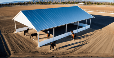 steel riding arena building